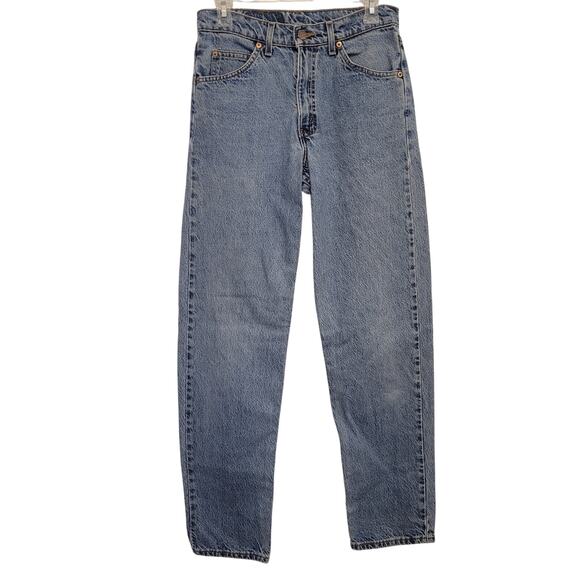 Vintage Levi’s 550 Orange Tab Jeans 90s W30 L34 Tapered Leg High Rise Denim Y2K - Picture 1 of 12